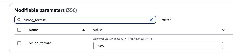 Формат бинарного лога ROW
