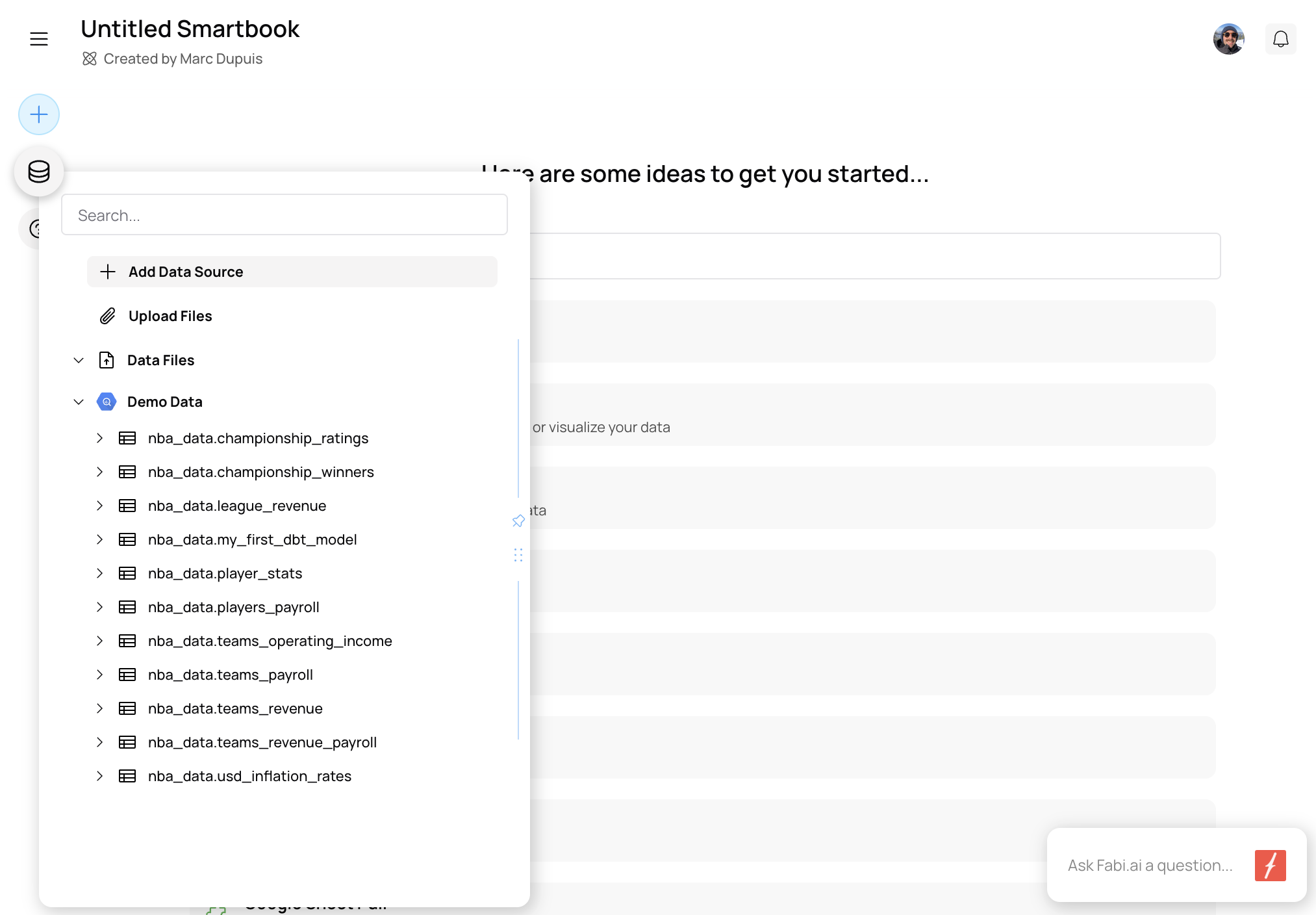 Add data source
